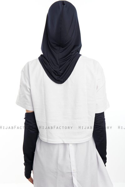 Bayda - Pro Sport Hijab Set Bleu Marin