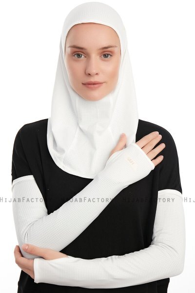 Bayda - Pro Sport Hijab Set Crème