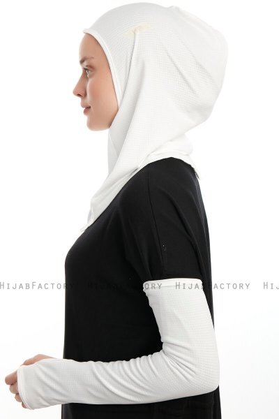 Bayda - Pro Sport Hijab Set Crème