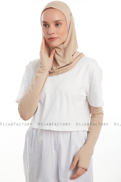 Bayda - Pro Sport Hijab Set Taupe Clair