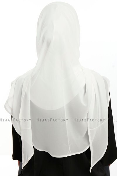 Eylem - Hijab Chiffon One Piece Crème