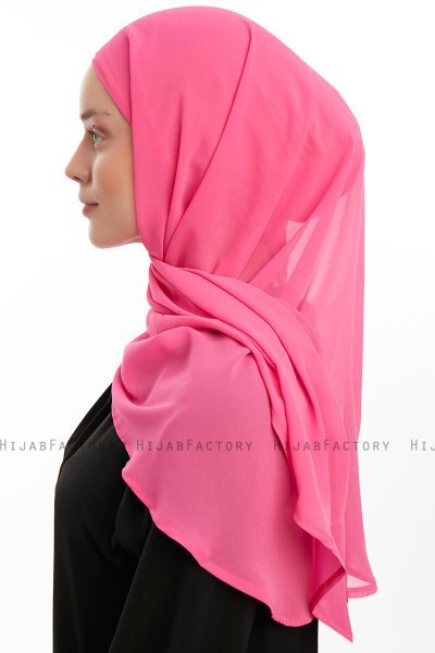 Sahar - Hijab Chiffon One Piece Fuchsia