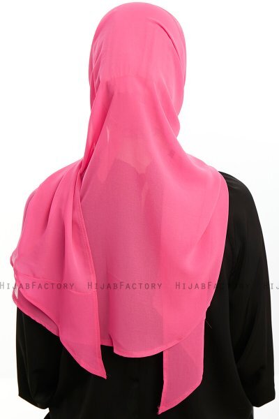 Sahar - Hijab Chiffon One Piece Fuchsia