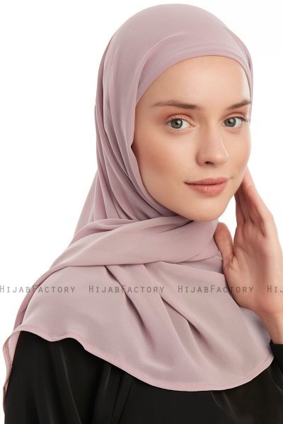 Sahar - Hijab Chiffon One Piece Violet