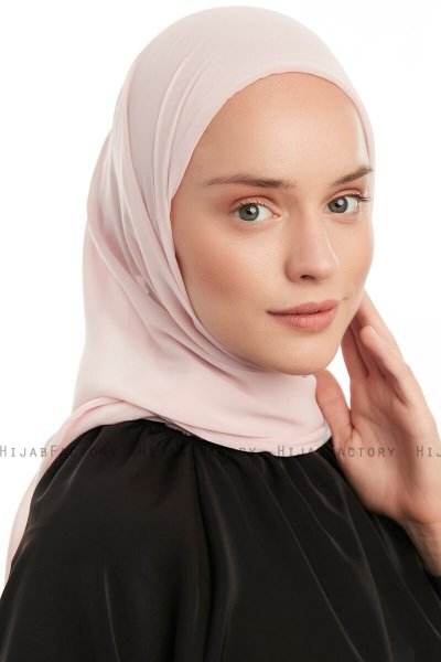 Sahar - Hijab Chiffon One Piece Poudre
