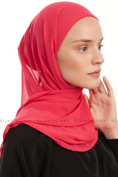 Sahar - Hijab Chiffon One Piece Persian Rose