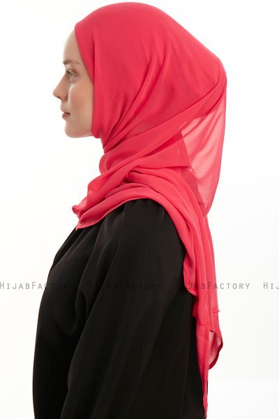 Sahar - Hijab Chiffon One Piece Persian Rose