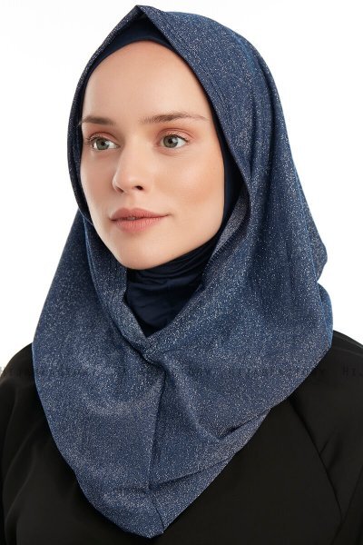 Taliah - Hijab One Piece Bleu Marin