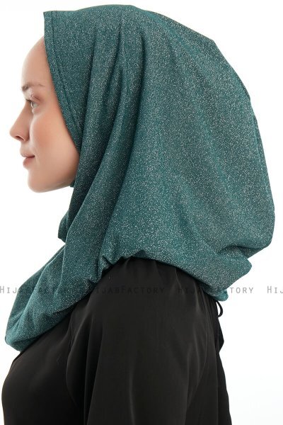 Taliah - Hijab One Piece Vert Foncé