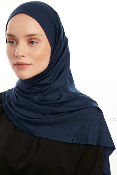 Vesile - Hijab One-Piece Bleu Marin