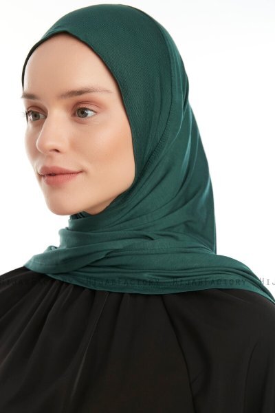 Vesile - Hijab One-Piece Vert Foncé