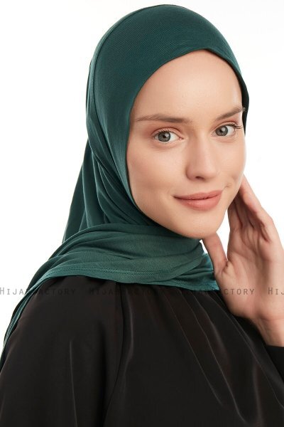 Vesile - Hijab One-Piece Vert Foncé