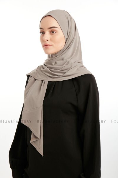 Nermin - Sandy Scarfs Hijab Taupe Foncé