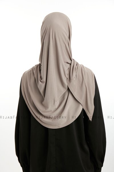 Nermin - Sandy Scarfs Hijab Taupe Foncé