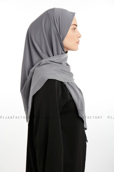 Nermin - Sandy Scarfs Hijab Gris Foncé