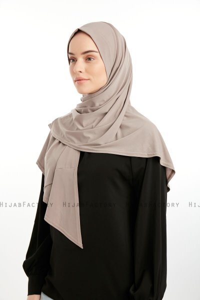 Nermin - Sandy Scarfs Hijab Gris Pierre