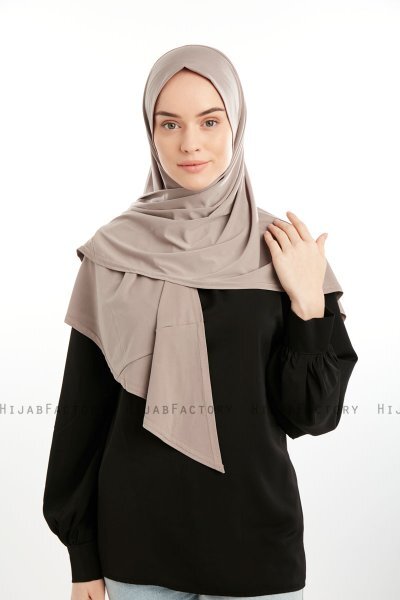 Nermin - Sandy Scarfs Hijab Gris Pierre