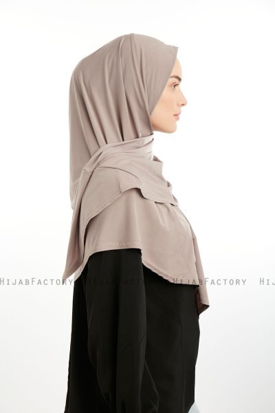 Nermin - Sandy Scarfs Hijab Gris Pierre
