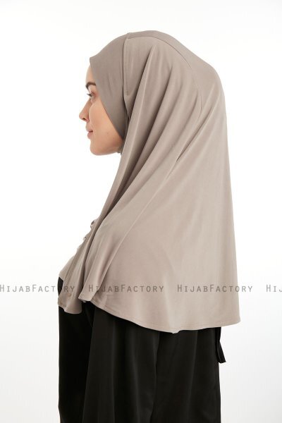 Ilay - Sandy Turban Hijab Taupe Foncé