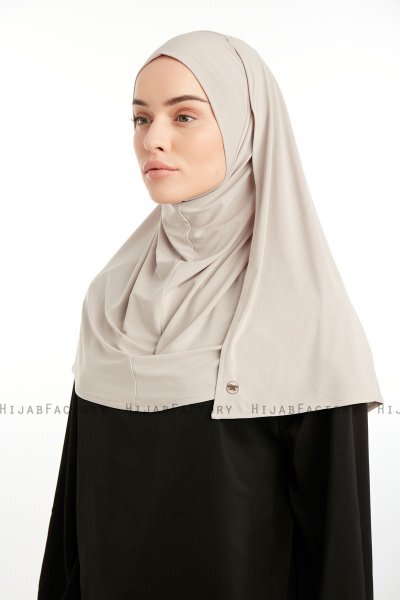 Ilay - Sandy Turban Hijab Taupe Clair