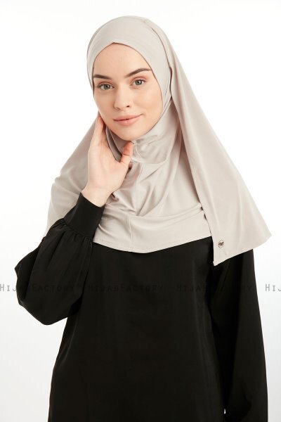 Ilay - Sandy Turban Hijab Taupe Clair