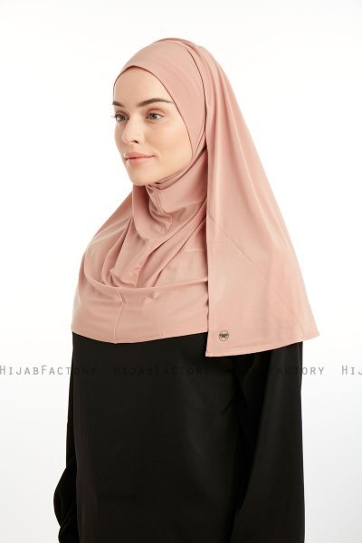 Ilay - Sandy Turban Hijab Saumon