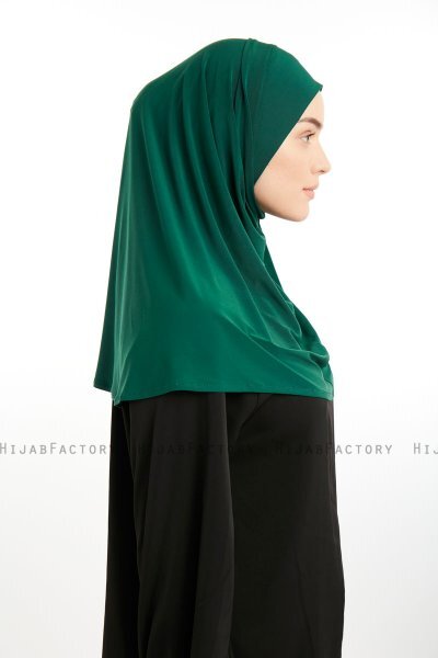 Ilay - Sandy Turban Hijab Vert Foncé