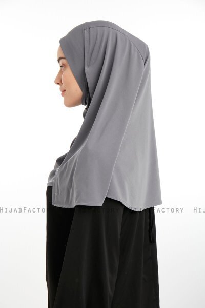 Ilay - Sandy Turban Hijab Gris Foncé