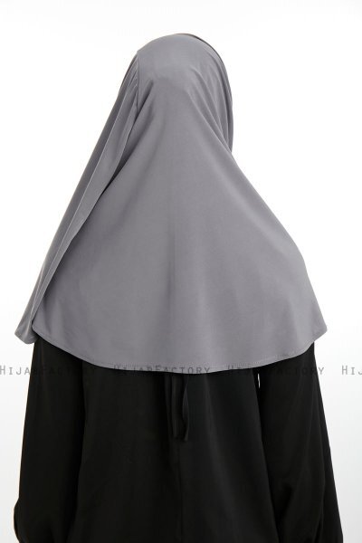 Ilay - Sandy Turban Hijab Gris Foncé