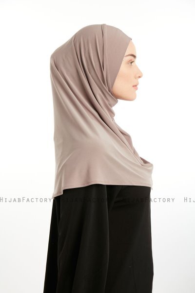 Ilay - Sandy Turban Hijab Gris Pierre