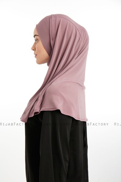 Ilay - Sandy Turban Hijab Rose Foncé