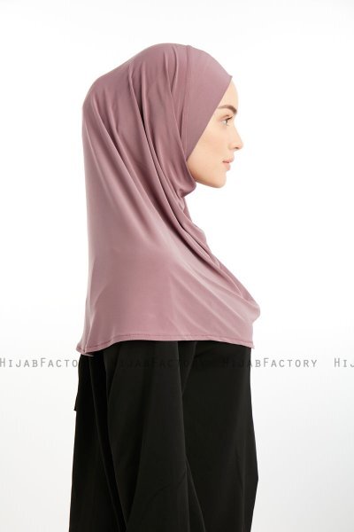 Ilay - Sandy Turban Hijab Rose Foncé
