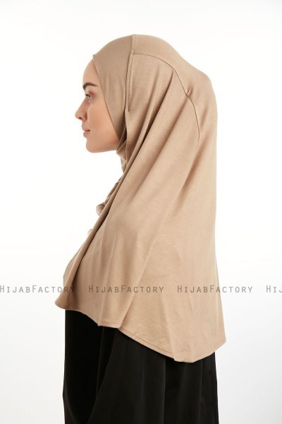 Feriha - HIjab Turban Viscose Taupe Foncé