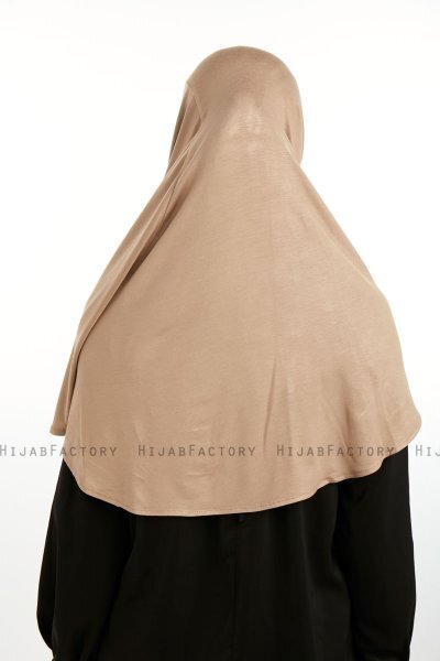 Feriha - HIjab Turban Viscose Taupe Foncé