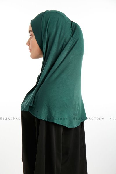Feriha - HIjab Turban Viscose Vert Foncé