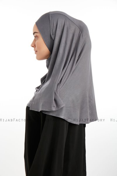 Feriha - HIjab Turban Viscose Gris Foncé