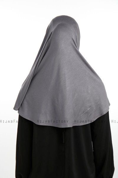 Feriha - HIjab Turban Viscose Gris Foncé