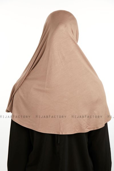 Feriha - HIjab Turban Viscose Marron Clair