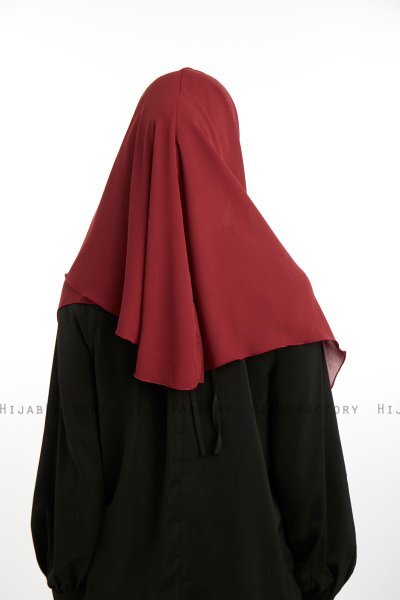 Bengi - Micro Krep Turban Hijab Bordeaux