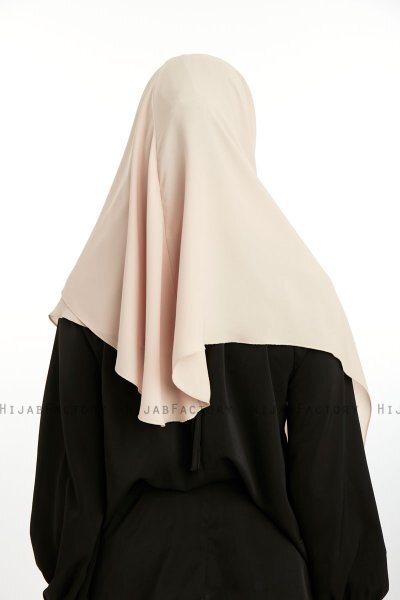 Bengi - Micro Krep Turban Hijab Taupe Clair