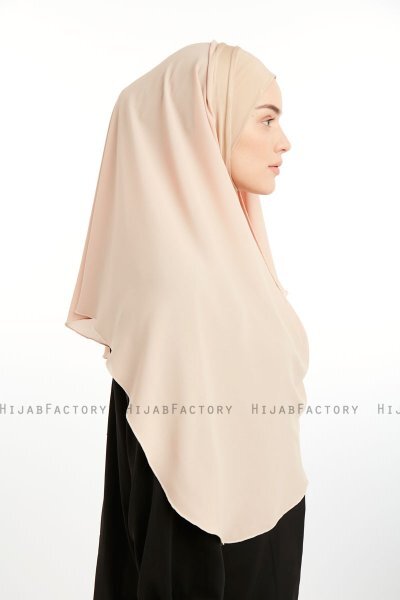 Bengi - Micro Krep Turban Hijab Beige