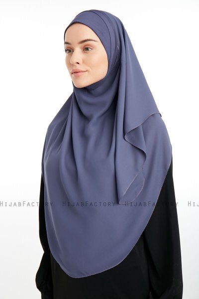Bengi - Micro Krep Turban Hijab Royal Blue