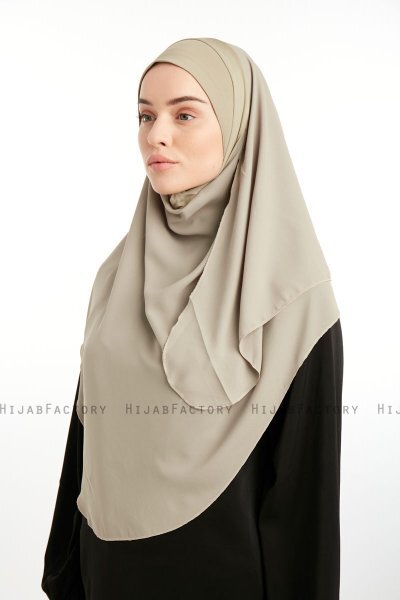 Bengi - Micro Krep Turban Hijab Vert
