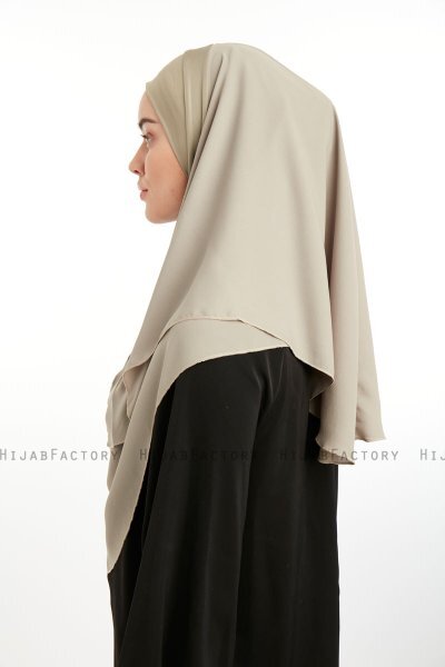 Bengi - Micro Krep Turban Hijab Vert