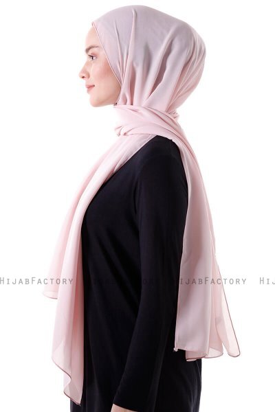 Hadise - Hijab Chiffon Vieux Rose