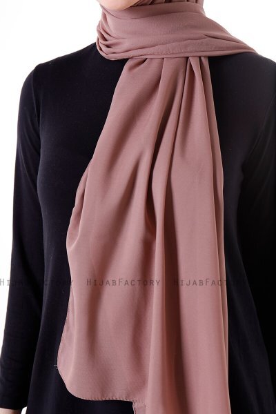 Hadise - Hijab Chiffon Marron Clair