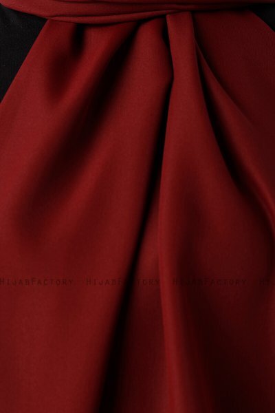 Hadise - Hijab Chiffon Red Wine
