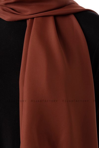 Hadise - Hijab Chiffon Marron