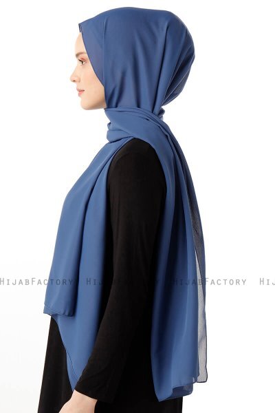 Hadise - Hijab Chiffon Petrol