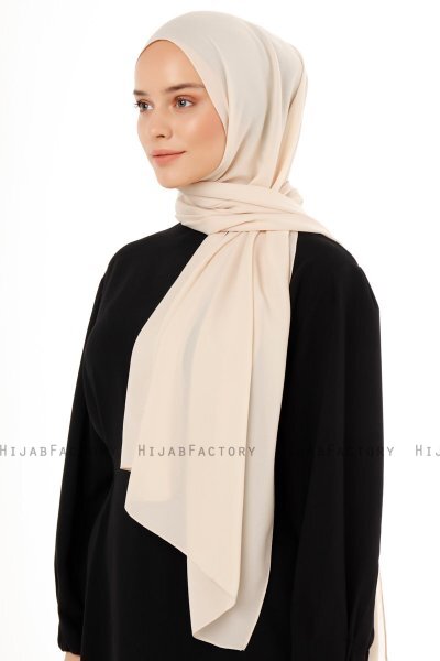 Esra - Hijab Chiffon Beige